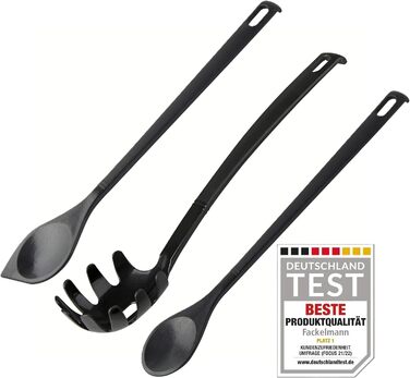 Набор кухонной утвари, 3 предмета, черный Nero Fackelmann