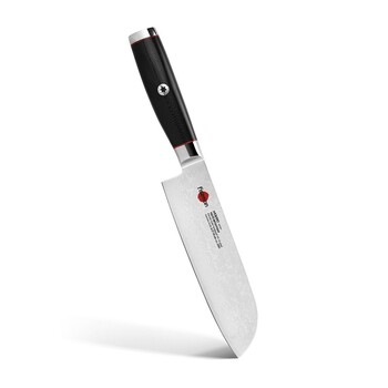 Сантоку ніж Fissman KENSEI MITSUYOSHI 16 см сталь DAMASCUS (2591)
