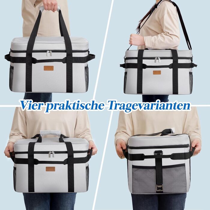 Термосумка 30 л біла Lifewit