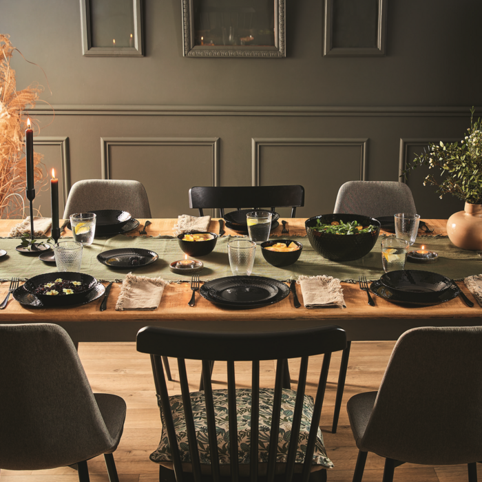 Тарілка супова Luminarc Pampille Black 20 см (6711239)