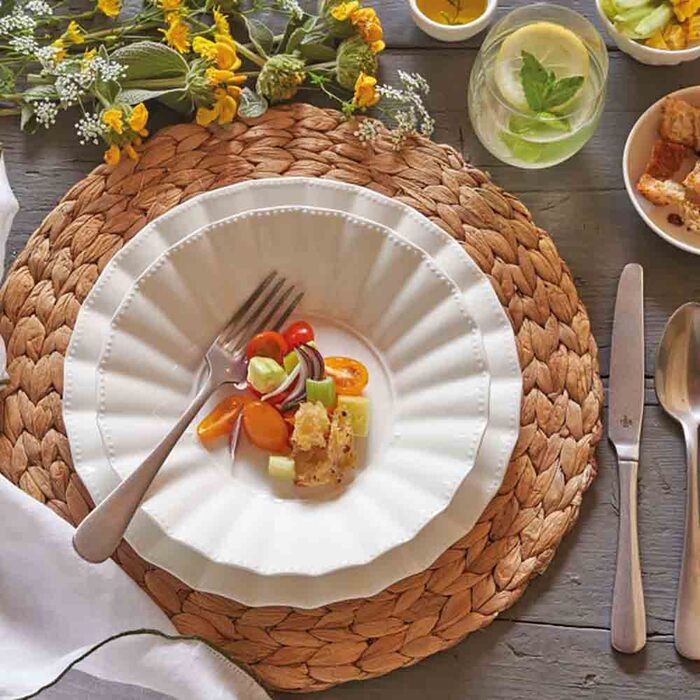 Тарілка для салату La Porcellana Bianca DUCALE, порцеляна, діам. 20 см