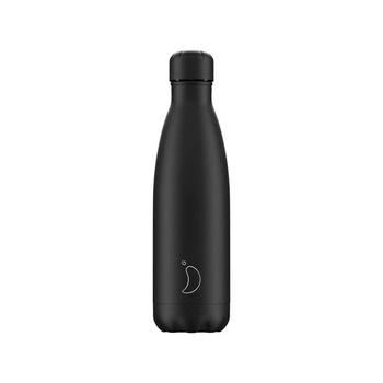 Вакуумна пляшка для води 0,5 л, чорна Monochrome All Black CHILLYS