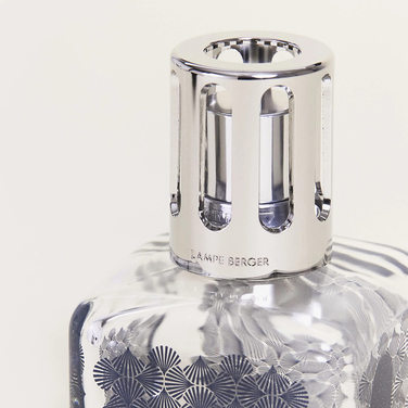 Аромалампа Maison Berger Paris ICE CUBE GINKGO, 250 мл + Наповнювач з ароматом DELICATE WHITE MUSK, 250 мл
