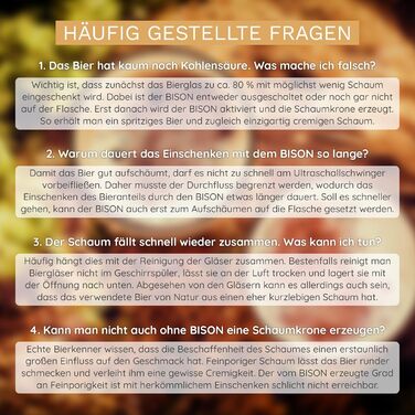 Ультразвуковая насадка для бутылок пива, подарок для мужчин BISON