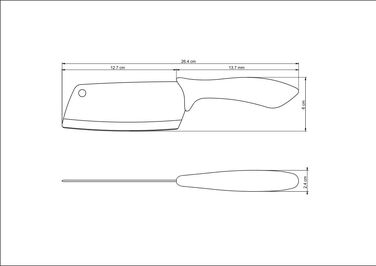 Нож топор TRAMONTINA AFFILATA, 127 мм (6410522)
