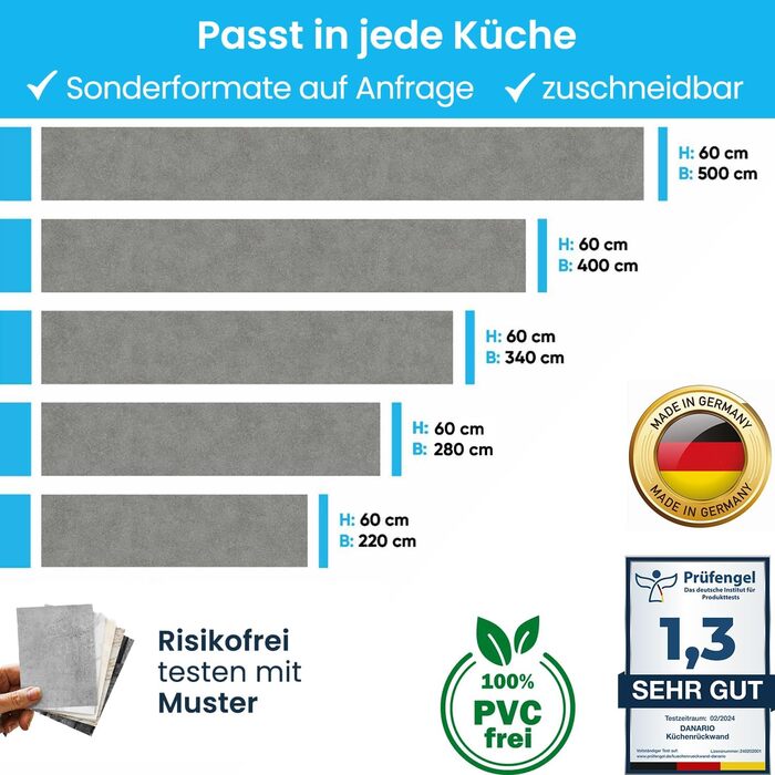 Самоклеющийся кухонный фартук-брызгозащитный экран 400 х 60 см