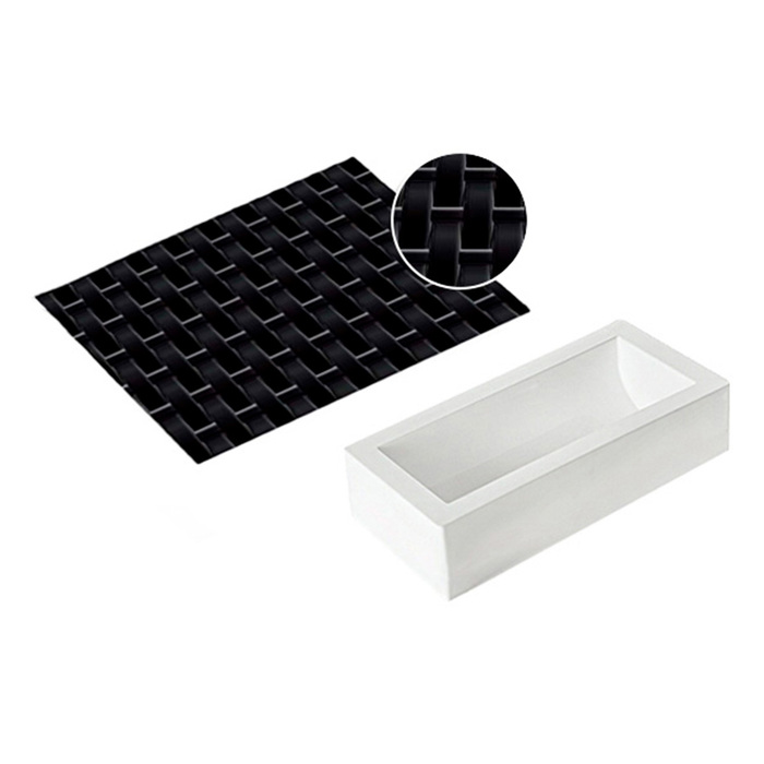 Kit Buche VIENNA Набір форма силіконова + силіконовий килимок для декору ' VIENNA' 250x90 mm, h 70