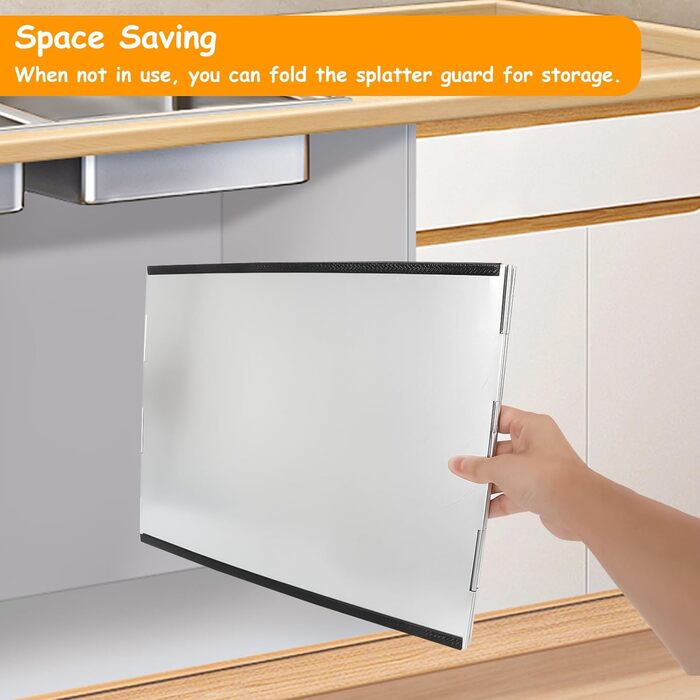 Складная кухонная защита от брызг для плиты mumisuto