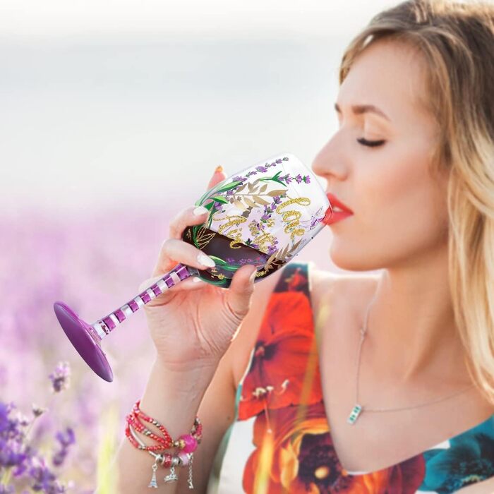 Бокалы для красного вина 450 мл богемный NymphFable