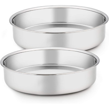 Форма для випікання кругла 24 см, набір 2 предмети, нержавіюча сталь Homikit