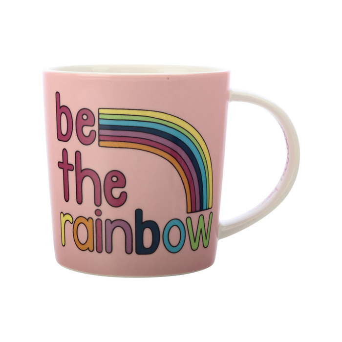 Кружка Maxwell & Williams BE KIND Be the Rainbow, фарфор, 380 мл