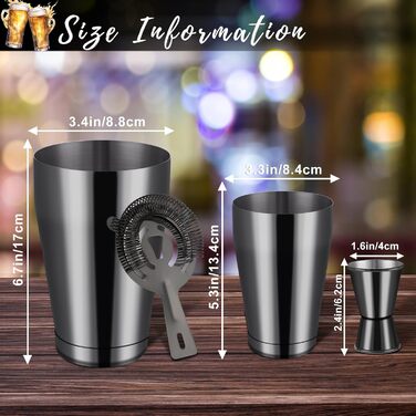 Професійний набір для коктейлів 12 предметів Boston mwellewm