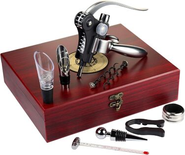 Набір сомельє з 10 аксесуарами для вина AMAVEL