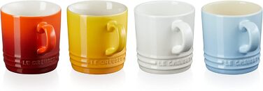 Набор из 4 кружек 350 мл, разноцветный Elements Le Creuset