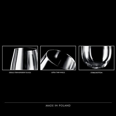 Набір безніжкових келихів для білого вина 6 шт 500 мл Krosno