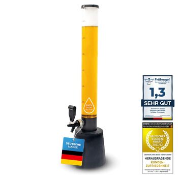 Система розливу пива та колона для напоїв 3,5 л з охолодженням Преміальний диспенсер для напоїв та пивна колона для вечірок Колона для напоїв, кран для розливу та пивна вежа Ідеальний гаджет для пива та диспенсер для Aperol 1 x колона 3,5 л