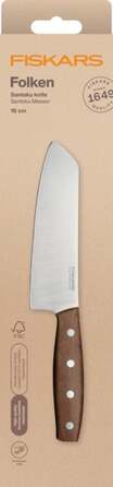 Ніж Santoku Fiskars Folken FSC 16 см (1075694)