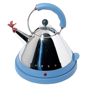 Чайник електричний 1,5 л світло-блакитний / металік Electric kettle Alessi