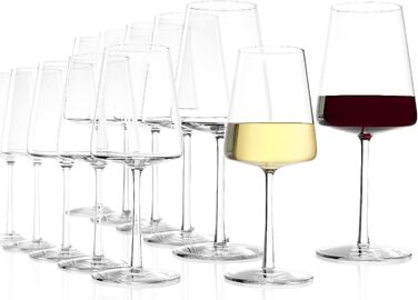 Набор бокалов для красного и белого вина из 12 шт., Power Stölzle Lausitz