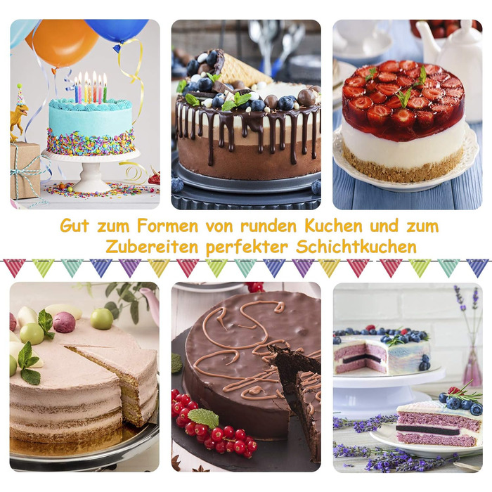 Форма для випікання кругла 24 см, набір 2 предмети, нержавіюча сталь Homikit