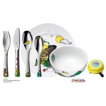 Набір дитячого посуду з велозвонком 6 предметів Janosch WMF
