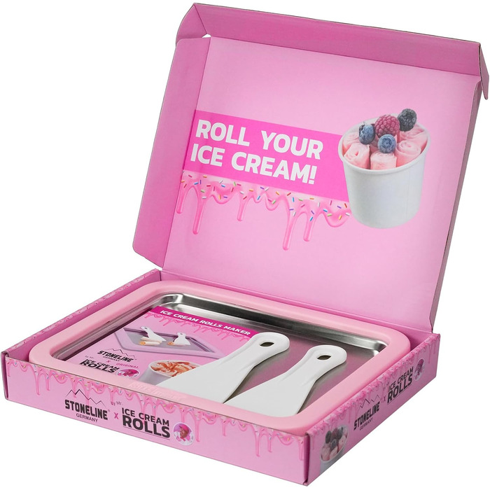 Набір для приготування рол-морозива, рожевий, Mr. Ice Cream Rolls STONELINE