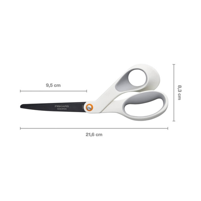 Ножиці універсальні Fiskars з Non-Stick покриттям 18 см (1070026)
