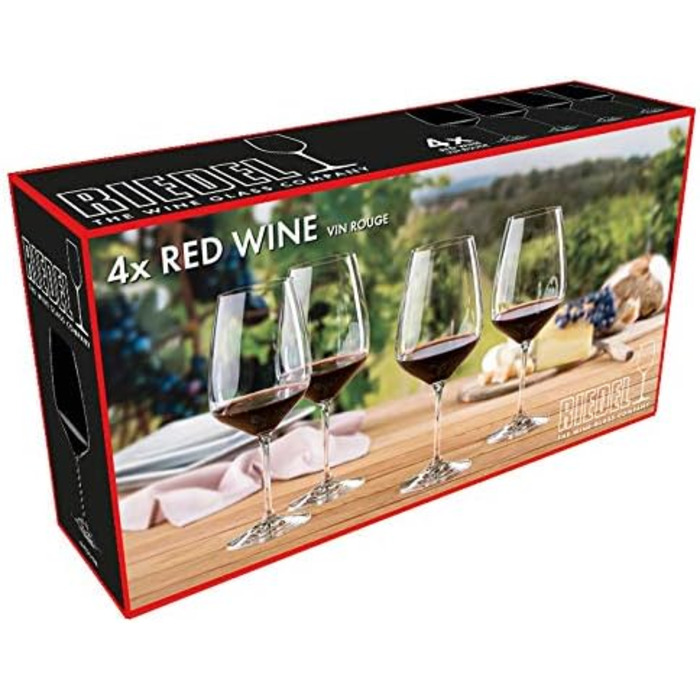 Набір Riedel Exclusiv з 4 шт. (келихи для червоного вина)