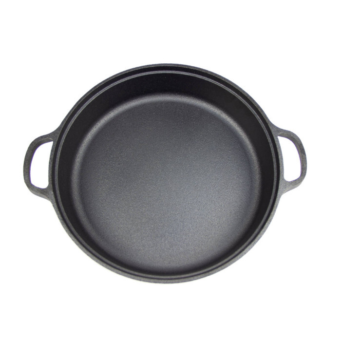 Чугунная сковорода со стеклянной крышкой Ø35 см GRILLI 777192 Код: 012715