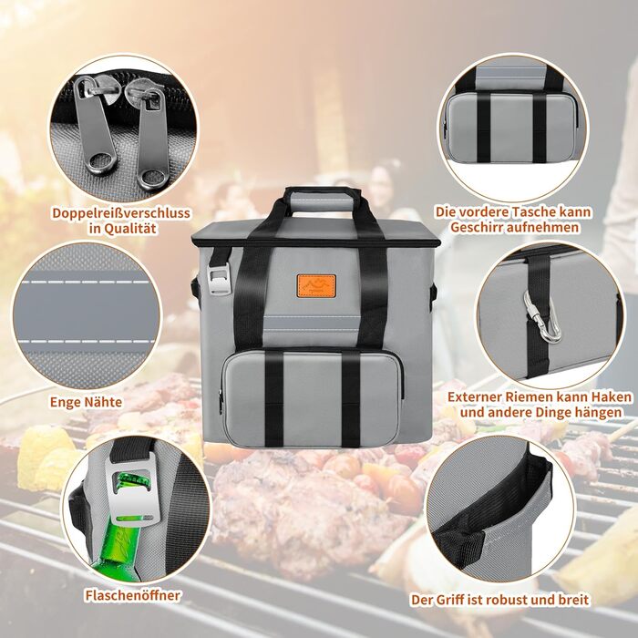 Складна термосумка для кемпінгу 30 л Misssugar5