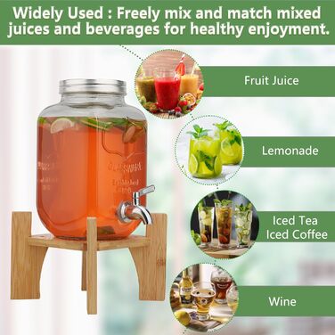 Диспенсер для напитков со стойкой 8 л Hiziwimi