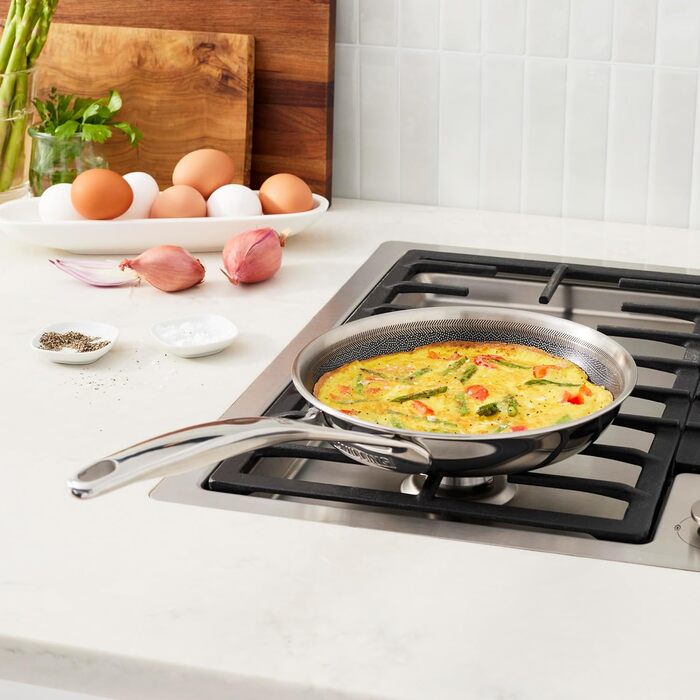 Сковорода 28 см з антипригарним покриттям у формі стільників, нержавіюча сталь, Peak Zwilling