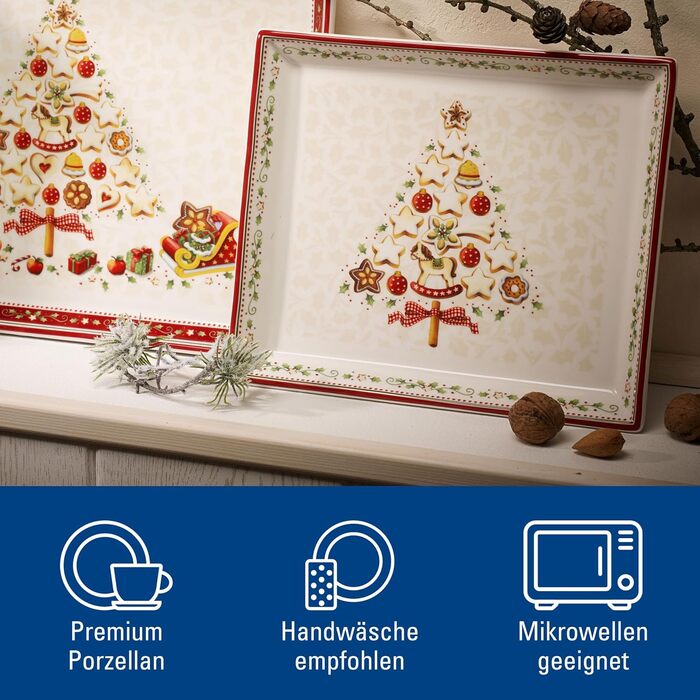 Блюдо сервіровки, маленьке 27 x 22 см Winter Bakery Delight Villeroy & Boch