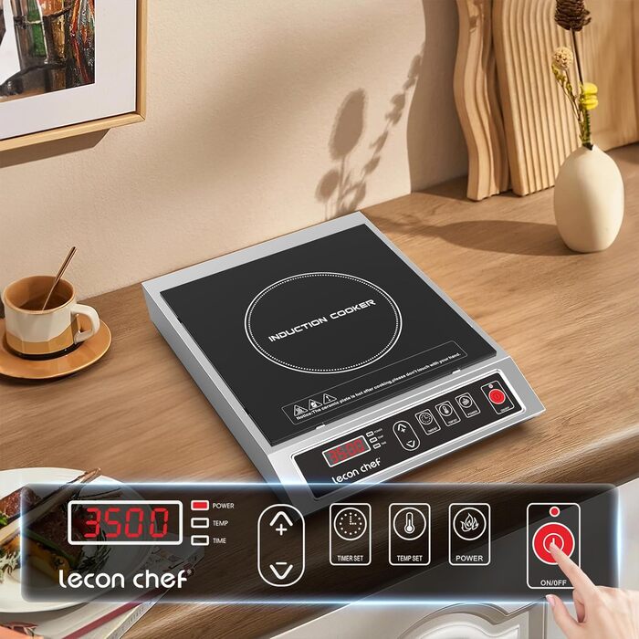 Індукційна варильна поверхня 3500 Вт lecon chef