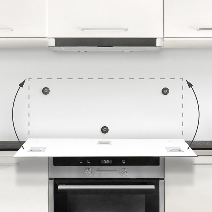 Скляний фартух від бризків 125 х 50 см Bilderwelten