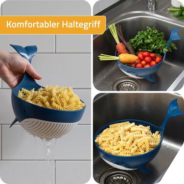 Друшляк для пасти у формі кита PELEG DESIGN