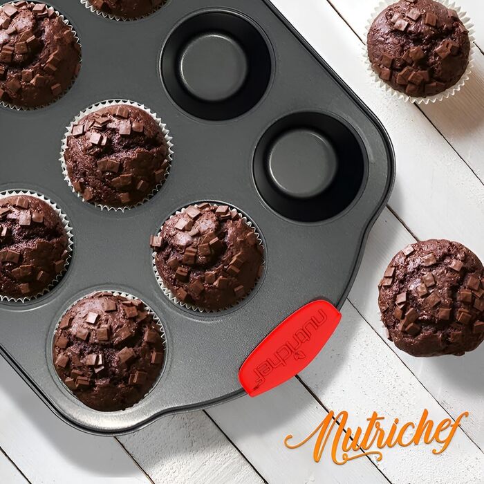 Набір із 8 антипригарних форм для випікання NutriChef, придатний для миття в посудомийній машині та штабелювання, включаючи форму для мафінів, форму для піци, рознімну форму тощо, набір для випікання, придатний для використання в духовці, без PFOA, PFOS т