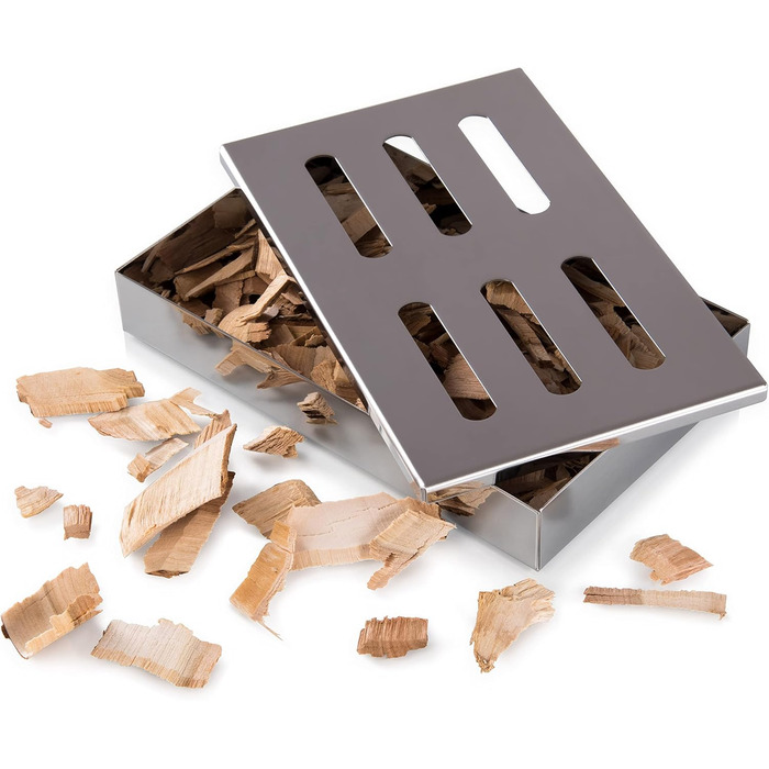 Контейнер для копчення 20 x 13 x 3,5 см з тріскою Blumtal