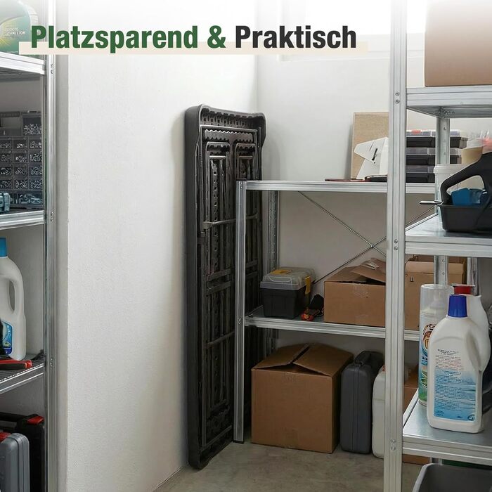 Складний пластиковий набір зі столу та 2 лавки Sekey