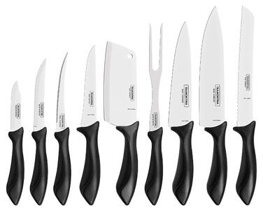 Набір ножів 8 шт чорні Tramontina
