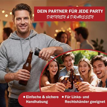 Відкривачка для пляшок з контейнером для кришечок Nordkai