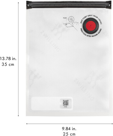Набор вакуумных пакетов 10 предметов, S/M/L Fresh & Save Zwilling