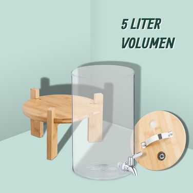 Диспенсер для напоїв 8 л Relaxdays