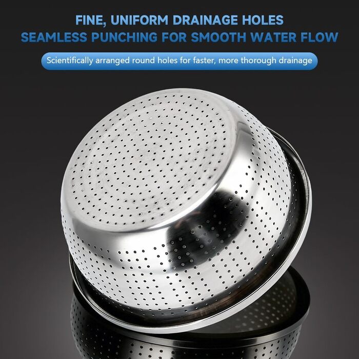 Дуршлаг из нержавеющей стали 30 см MOUMOUTEN