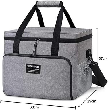 Термосумка 30 л сіра SPGOOD