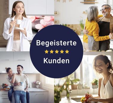 Кухонний фартух timalo зі скляним виглядом Північне море, очерет, захід сонця, океан, солома 2 мм акрилове скло Бризок настінний для плити, кухонний скляний фартух, акрилова скляна настінна панель, панель для фартуха (220 x 58 см, 314- Цвітіння вишні)