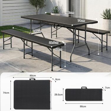 Складной набор мебели для кемпинга Sekey