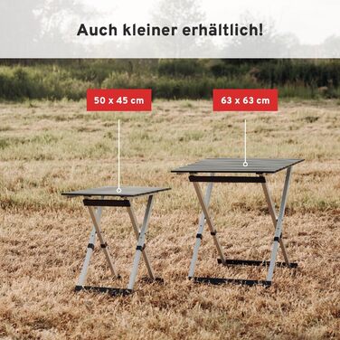 Складной алюминиевый стол для кемпинга 63,5 x 63,5 см CAMPWERK