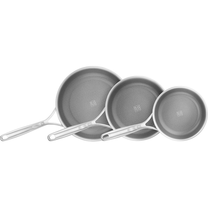 Набор из 3 сковород 20, 24 и 28 см с антипригарным покрытием в форме сот Peak Zwilling