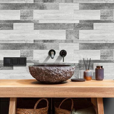 Настінна мозаїчна плитка самоклеюча та водонепроникна 30,5 х 30,5 см d-c-fix